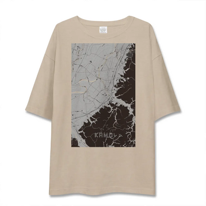 【加茂（新潟県）】地図柄ビッグシルエットTシャツ