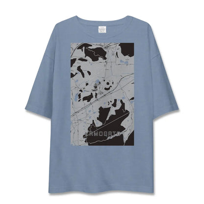 【鴨方（岡山県）】地図柄ビッグシルエットTシャツ