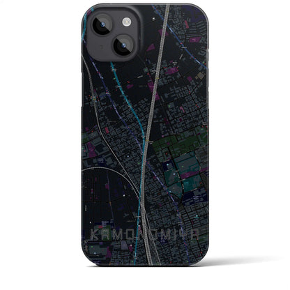 【加茂宮（埼玉県）】地図柄iPhoneケース（バックカバータイプ）