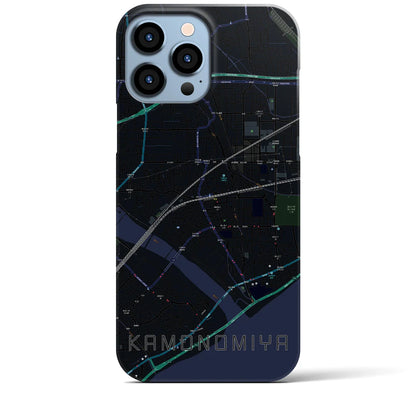 【鴨宮（神奈川県）】地図柄iPhoneケース（バックカバータイプ）