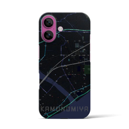 【鴨宮（神奈川県）】地図柄iPhoneケース（バックカバータイプ）