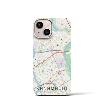 【金町（東京都）】地図柄iPhoneケース（バックカバータイプ）