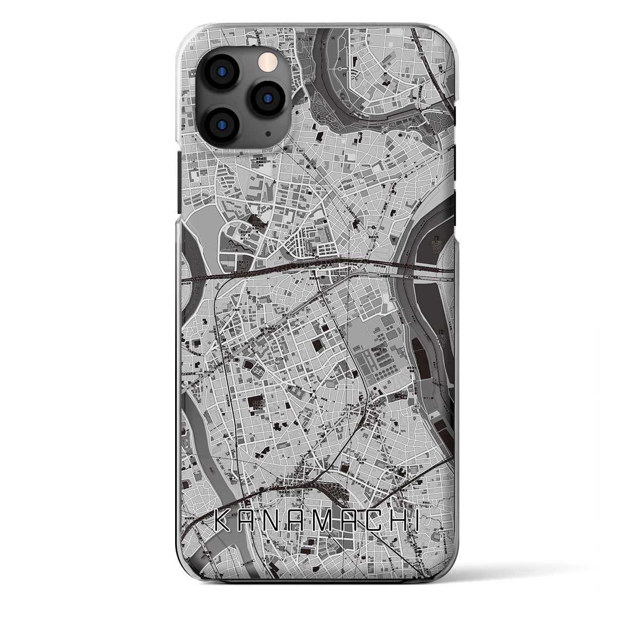 【金町（東京都）】地図柄iPhoneケース（クリアタイプ）