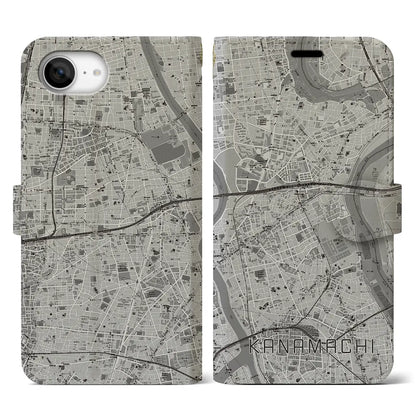 【金町（東京都）】地図柄iPhoneケース（手帳タイプ）