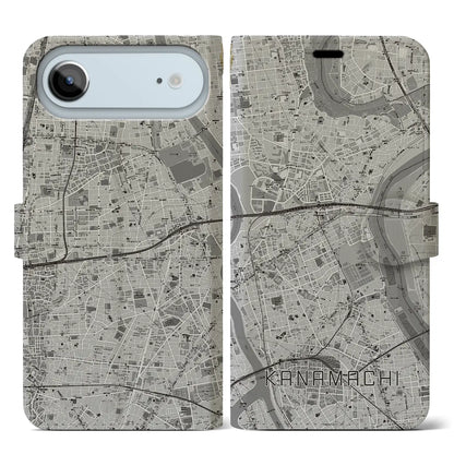 【金町（東京都）】地図柄iPhoneケース（手帳タイプ）