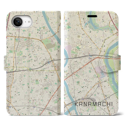 【金町（東京都）】地図柄iPhoneケース（手帳タイプ）