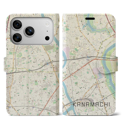 【金町（東京都）】地図柄iPhoneケース（手帳タイプ）