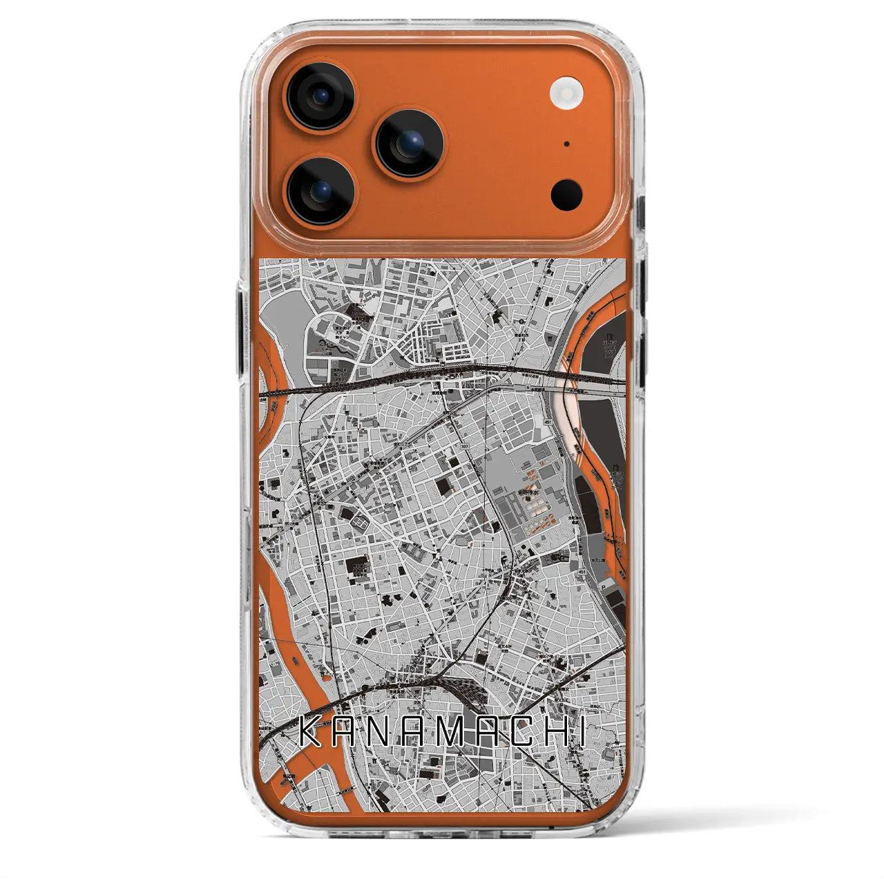 【金町（東京都）】地図柄iPhoneケース（MagSafeタイプ）