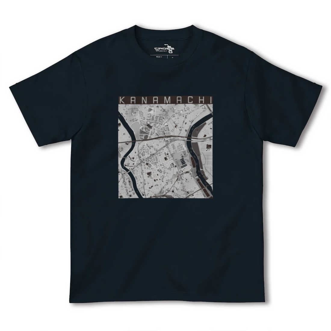 【金町（東京都）】地図柄ヘビーウェイトTシャツ