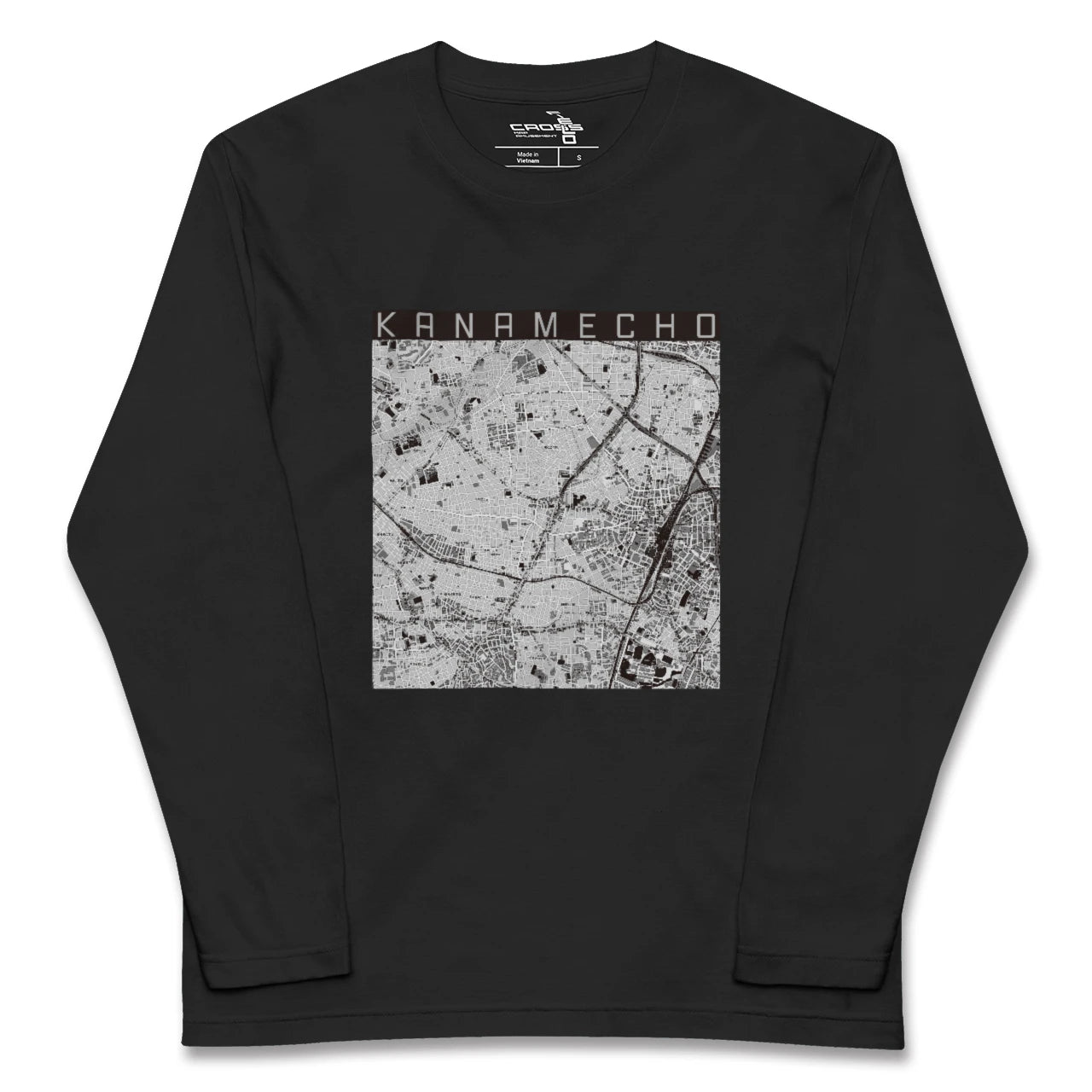 【要町（東京都）】地図柄ロングスリーブTシャツ