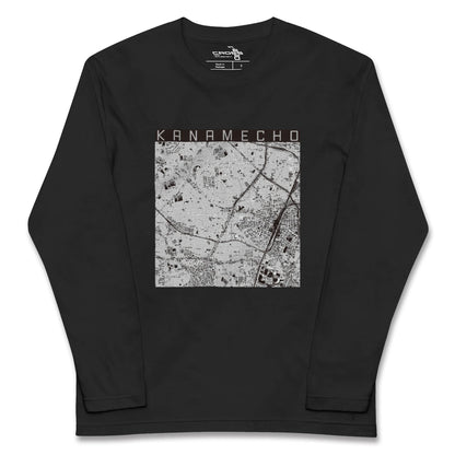 【要町（東京都）】地図柄ロングスリーブTシャツ