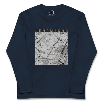 【要町（東京都）】地図柄ロングスリーブTシャツ
