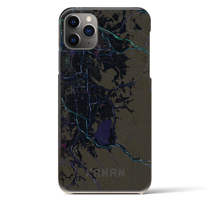 【河南（大阪府）】地図柄iPhoneケース（バックカバータイプ）