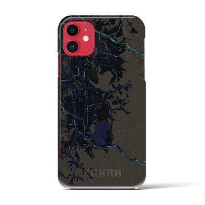 【河南（大阪府）】地図柄iPhoneケース（バックカバータイプ）