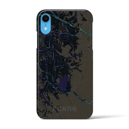 【河南（大阪府）】地図柄iPhoneケース（バックカバータイプ）