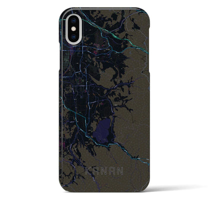 【河南（大阪府）】地図柄iPhoneケース（バックカバータイプ）