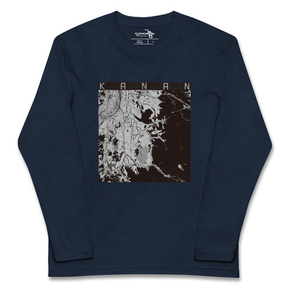 【河南（大阪府）】地図柄ロングスリーブTシャツ