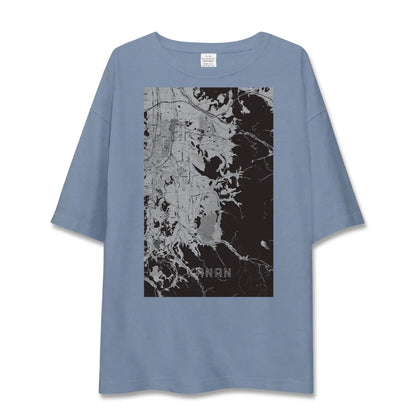 【河南（大阪府）】地図柄ビッグシルエットTシャツ