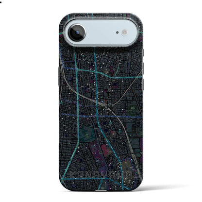 【金山（愛知県）】地図柄iPhoneケース（バックカバータイプ）