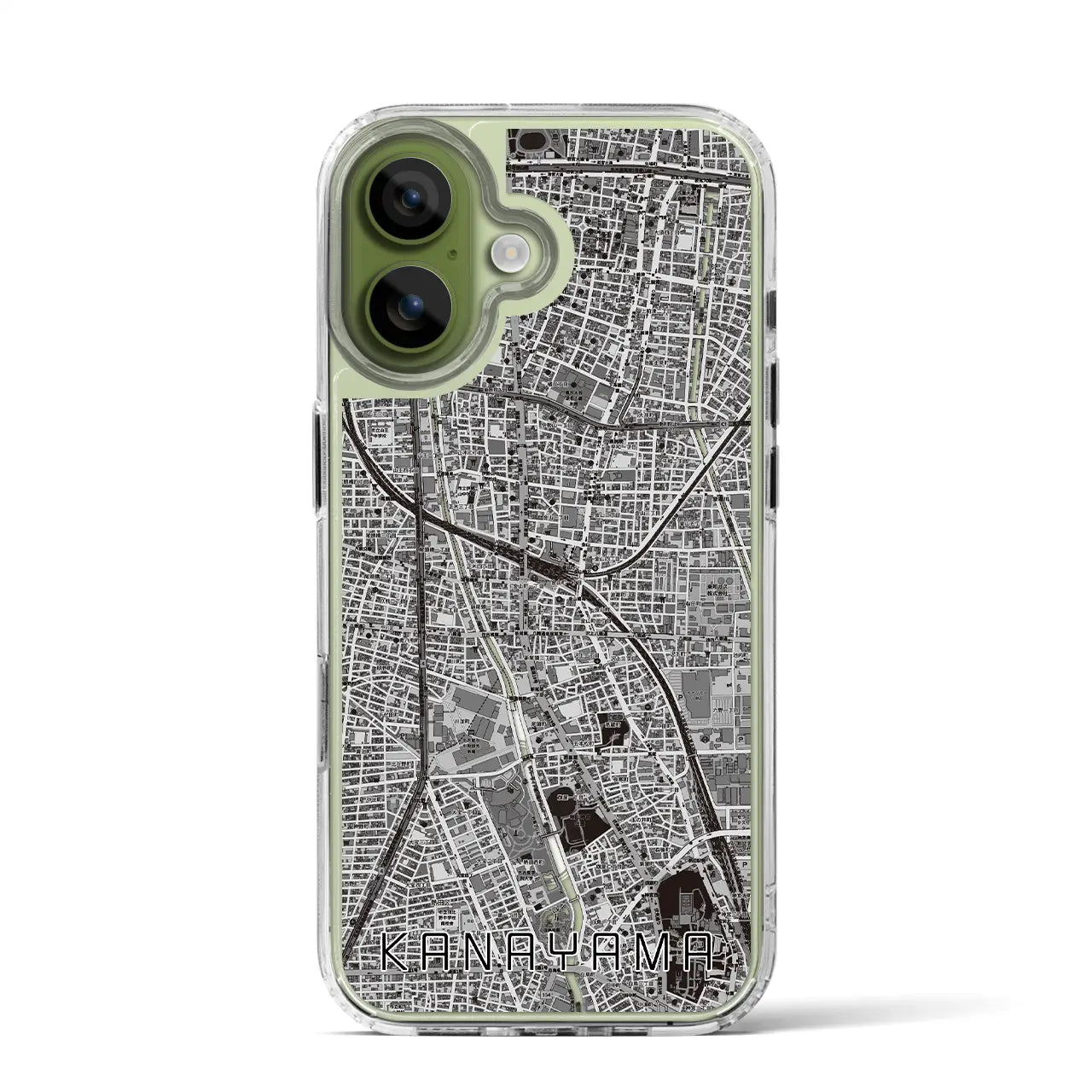 【金山（愛知県）】地図柄iPhoneケース（MagSafeタイプ）