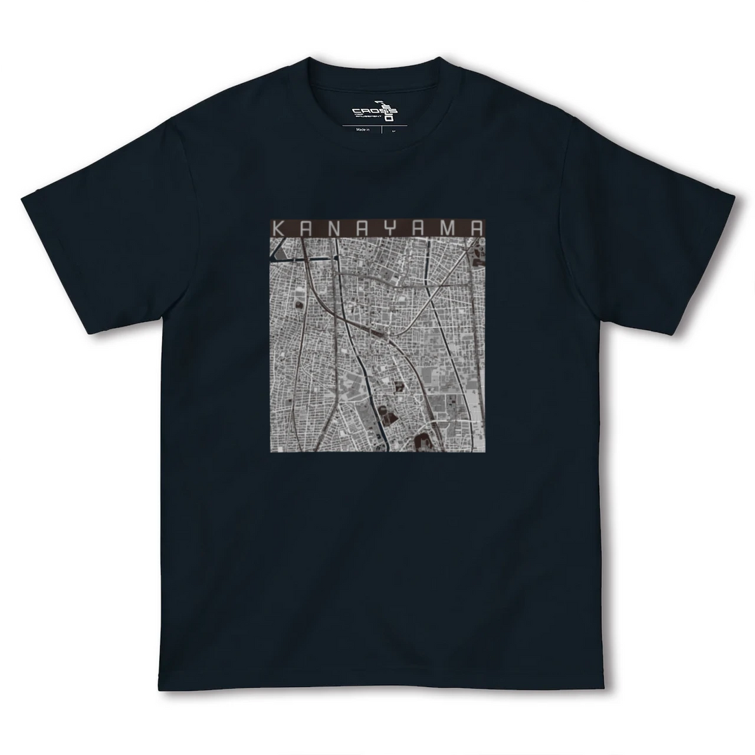【金山（愛知県）】地図柄ヘビーウェイトTシャツ