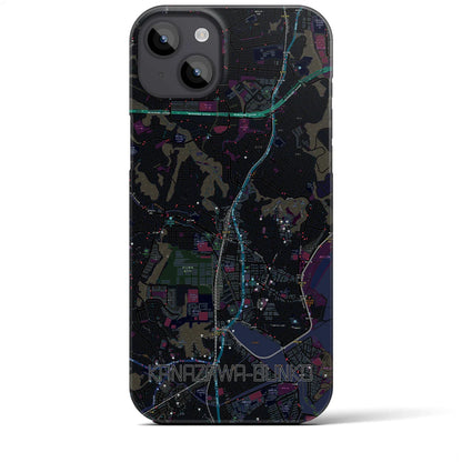 【金沢文庫（神奈川県）】地図柄iPhoneケース（バックカバータイプ）