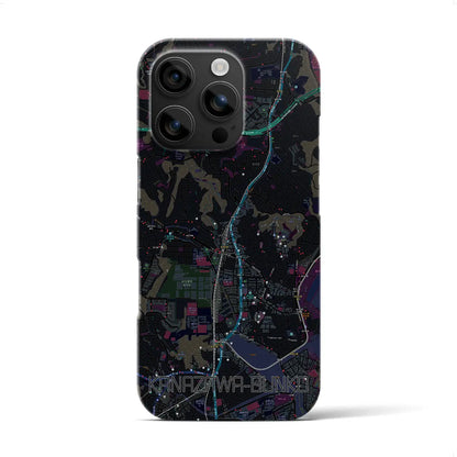 【金沢文庫（神奈川県）】地図柄iPhoneケース（バックカバータイプ）