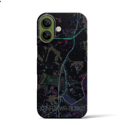 【金沢文庫（神奈川県）】地図柄iPhoneケース（バックカバータイプ）