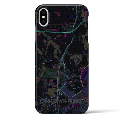 【金沢文庫（神奈川県）】地図柄iPhoneケース（バックカバータイプ）