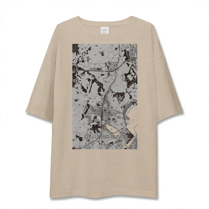 【金沢文庫（神奈川県）】地図柄ビッグシルエットTシャツ