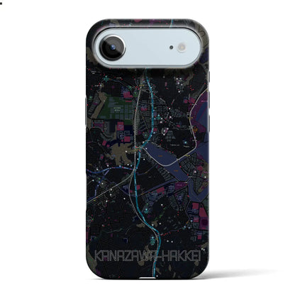 【金沢八景（神奈川県）】地図柄iPhoneケース（バックカバータイプ）