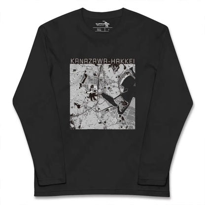 【金沢八景（神奈川県）】地図柄ロングスリーブTシャツ