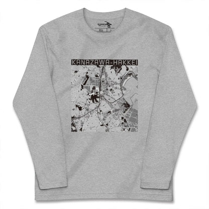 【金沢八景（神奈川県）】地図柄ロングスリーブTシャツ
