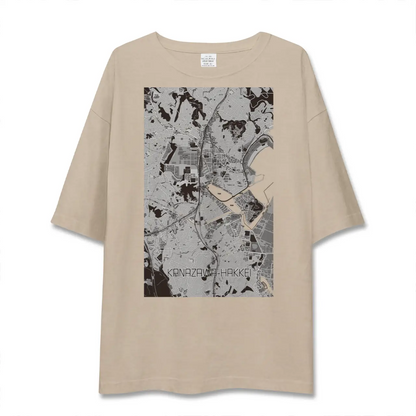 【金沢八景（神奈川県）】地図柄ビッグシルエットTシャツ