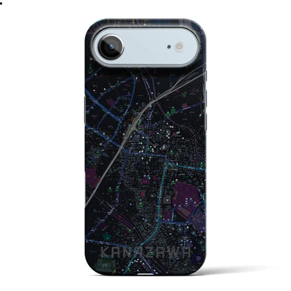 【金沢（石川県）】地図柄iPhoneケース（バックカバータイプ）