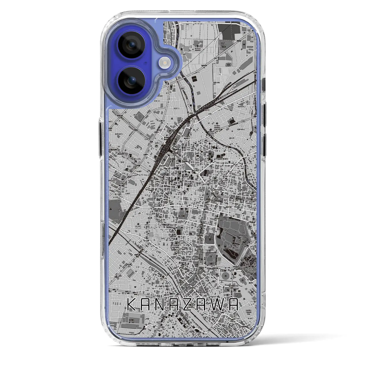 【金沢（石川県）】地図柄iPhoneケース（MagSafeタイプ）