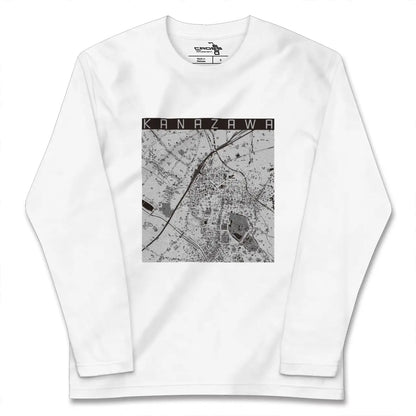 【金沢（石川県）】地図柄ロングスリーブTシャツ