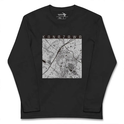 【金沢（石川県）】地図柄ロングスリーブTシャツ