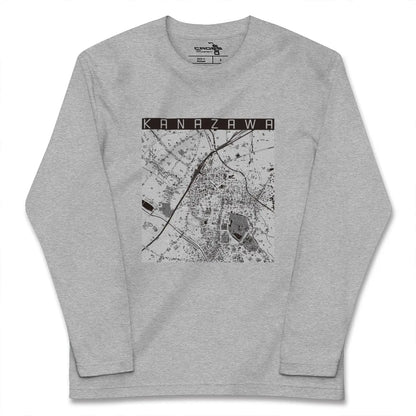 【金沢（石川県）】地図柄ロングスリーブTシャツ