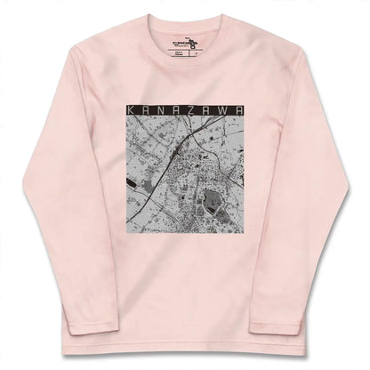 【金沢（石川県）】地図柄ロングスリーブTシャツ