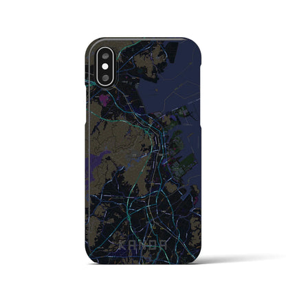 【苅田（福岡県）】地図柄iPhoneケース（バックカバータイプ）