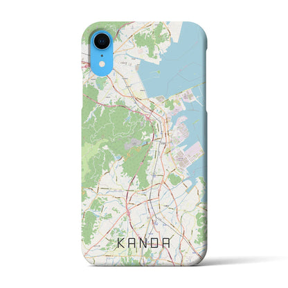 【苅田（福岡県）】地図柄iPhoneケース（バックカバータイプ）