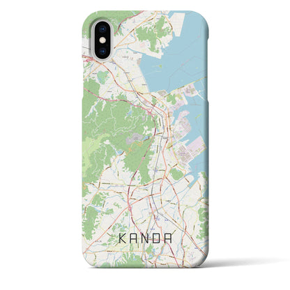 【苅田（福岡県）】地図柄iPhoneケース（バックカバータイプ）