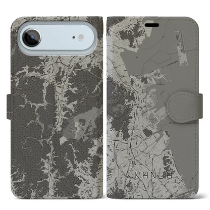 【苅田（福岡県）】地図柄iPhoneケース（手帳タイプ）