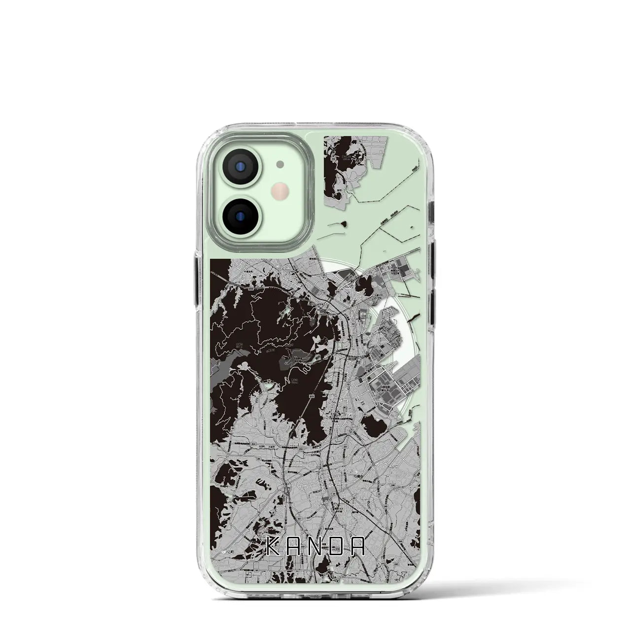 【苅田（福岡県）】地図柄iPhoneケース（MagSafeタイプ）