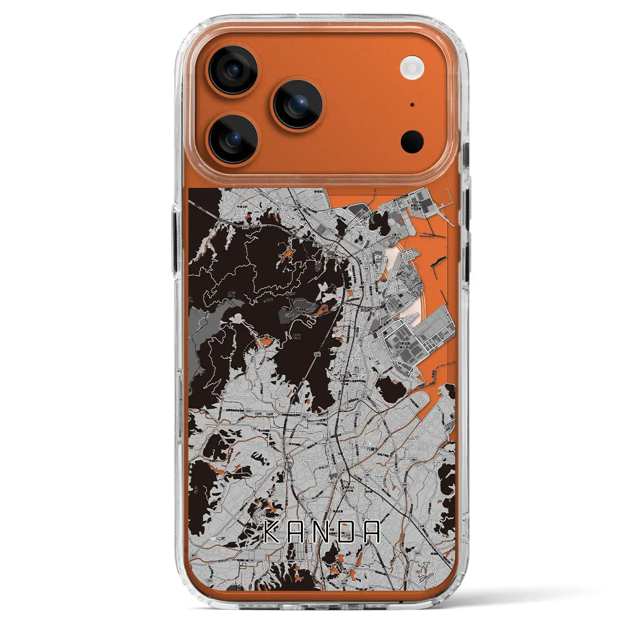 【苅田（福岡県）】地図柄iPhoneケース（MagSafeタイプ）