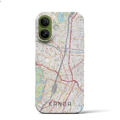 【神田（東京都）】地図柄iPhoneケース（バックカバータイプ）