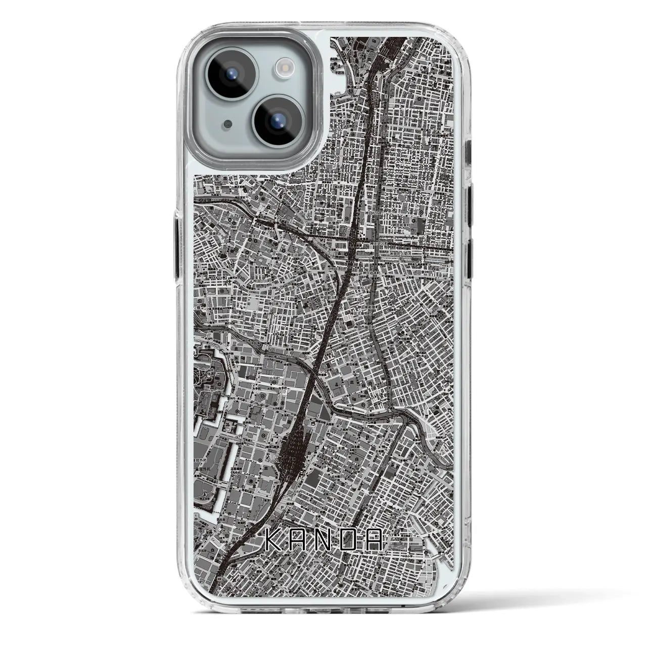 【神田（東京都）】地図柄iPhoneケース（MagSafeタイプ）