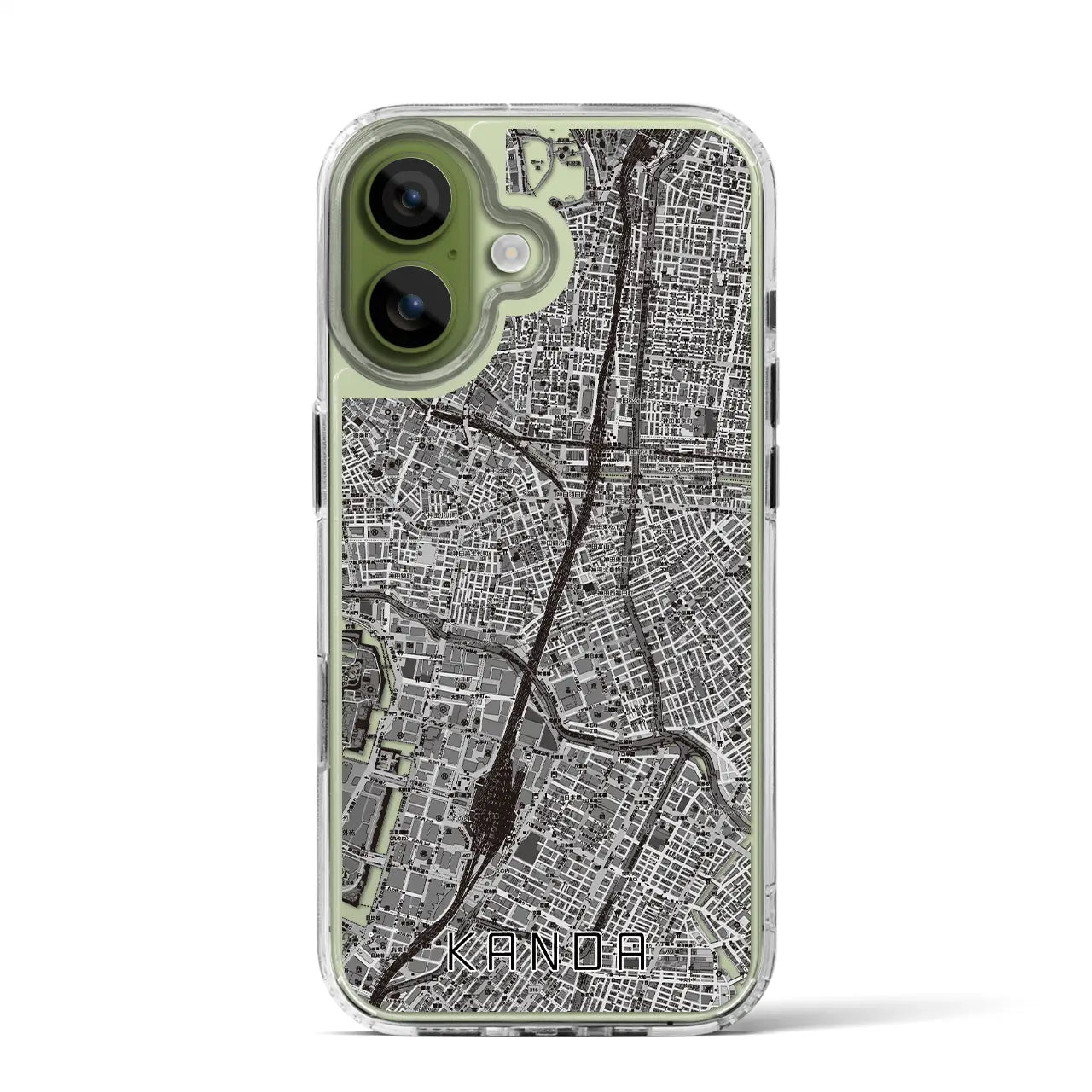 【神田（東京都）】地図柄iPhoneケース（MagSafeタイプ）