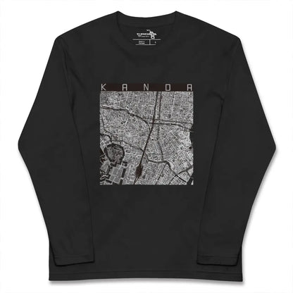 【神田（東京都）】地図柄ロングスリーブTシャツ